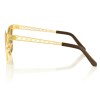 Інші сонцезахисні окуляри 8674 золоті з коричневою лінзою 