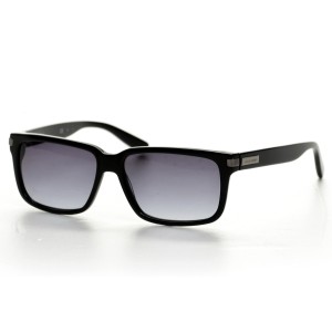 Другие сонцезащитные очки 9836 чёрные с чёрной линзой 