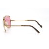 Інші сонцезахисні окуляри 11172 золоті з рожевою лінзою 