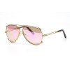 Інші сонцезахисні окуляри 11172 золоті з рожевою лінзою 