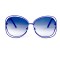 Другие сонцезащитные очки 11587 синие с синей линзой . Photo 2