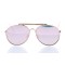 Жіночі сонцезахисні окуляри 10148 золоті з рожевою лінзою . Photo 2