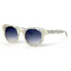 Другие сонцезащитные очки 11917 белые с синей линзой 