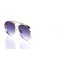 Жіночі сонцезахисні окуляри 10149 золоті з фіолетовою лінзою . Photo 1