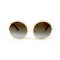 Другие сонцезащитные очки 12001 золотые с коричневой линзой . Photo 2