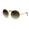 Другие сонцезащитные очки 12001 золотые с коричневой линзой . Photo 1