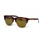 Другие сонцезащитные очки 12064 коричневые с чёрной линзой . Photo 1