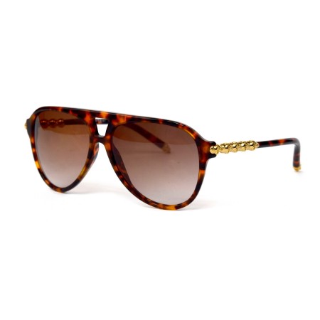 Другие сонцезащитные очки 12143 леопардовые с коричневой линзой 