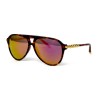 Другие сонцезащитные очки 12146 коричневые с розовой линзой 