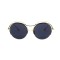 Інші сонцезахисні окуляри 12171 золоті з чорною лінзою . Photo 2