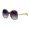 Другие сонцезащитные очки 12175 золотые с чёрной линзой . Photo 1