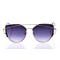 Жіночі сонцезахисні окуляри 10153 золоті з фіолетовою лінзою . Photo 2