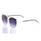 Женские сонцезащитные очки 10153 золотые с фиолетовой линзой . Photo 1