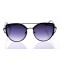 Женские сонцезащитные очки 10154 чёрные с фиолетовой линзой . Photo 2