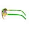 Alexander Wang сонцезахисні окуляри 11617 зелені з коричневою лінзою 