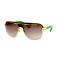 Alexander Wang сонцезащитные очки 11617 зелёные с коричневой линзой . Photo 1