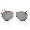 Armani сонцезащитные очки 9624 вишнёвые с серой линзой 