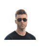 Armani сонцезащитные очки 9624 вишнёвые с серой линзой 
