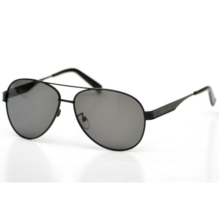 Armani сонцезахисні окуляри 9627 чорні з сірою лінзою 