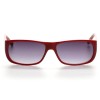 Armani сонцезащитные очки 9766 красные с чёрной линзой 