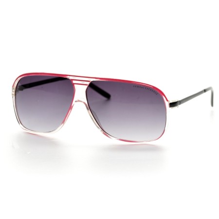 Armani сонцезахисні окуляри 9876 рожеві з сірою лінзою 