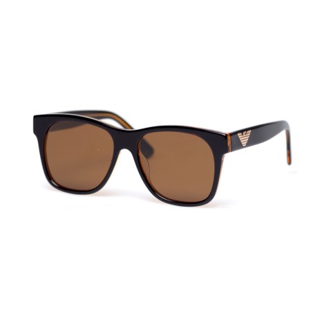 Armani сонцезахисні окуляри 11508 коричневі з коричневою лінзою 