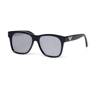 Armani сонцезащитные очки 11510 чёрные с чёрной линзой 