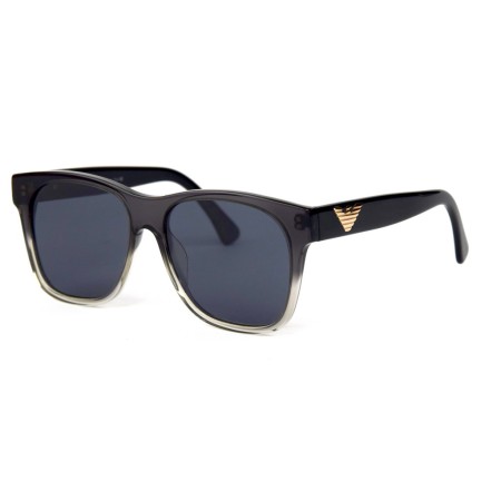 Armani сонцезахисні окуляри 11934 сірі з чорною лінзою 