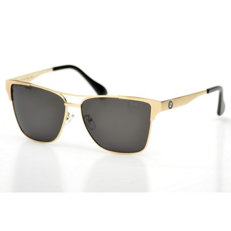 BMW сонцезахисні окуляри 9421 золоті з чорною лінзою 