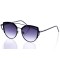Женские сонцезащитные очки 10159 чёрные с фиолетовой линзой . Photo 1