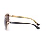 Burberry сонцезахисні окуляри 11474 золоті з коричневою лінзою 