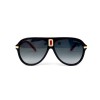 Burberry сонцезахисні окуляри 11959 чорні з чорною лінзою 