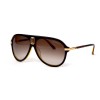 Burberry сонцезахисні окуляри 11960 чорні з коричневою лінзою 