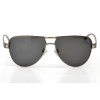 Cartier сонцезащитные очки 9497 металлик с чёрной линзой 