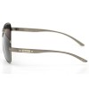 Cartier сонцезащитные очки 9497 металлик с чёрной линзой 