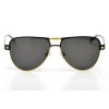 Cartier сонцезащитные очки 9498 чёрные с чёрной линзой 