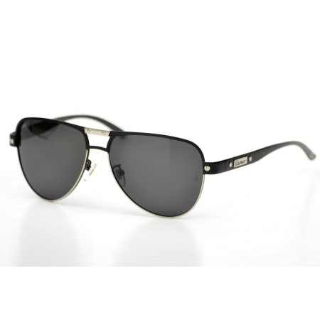 Cartier сонцезахисні окуляри 9499 чорні з чорною лінзою 