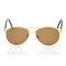 Cartier сонцезащитные очки 9514 золотые с коричневой линзой . Photo 2