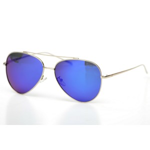 Christian Dior сонцезахисні окуляри 9612 металік з фіолетовою лінзою 