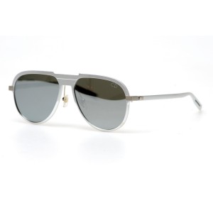 Christian Dior сонцезахисні окуляри 11189 срібні з ртутною лінзою 