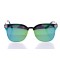 Женские сонцезащитные очки 10163 золотые с зелёной линзой . Photo 2
