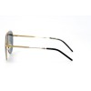 Christian Dior сонцезащитные очки 11206 золотые с чёрной линзой 
