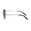Christian Dior сонцезащитные очки 11442 серебряные с чёрной линзой 