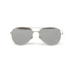 Christian Dior сонцезахисні окуляри 12429 срібні з ртутною лінзою 