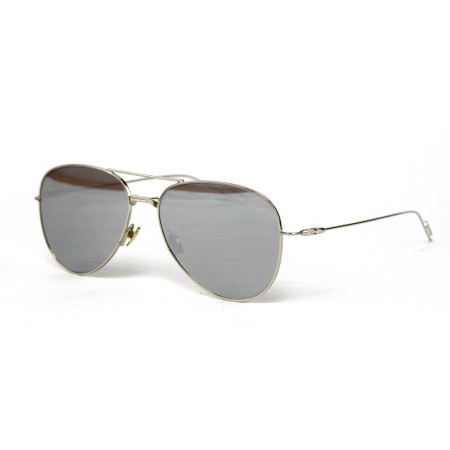 Christian Dior сонцезащитные очки 12429 серебряные с ртутной линзой 