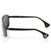 Chrome Hearts сонцезахисні окуляри 9638 чорні з чорною лінзою 