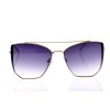 Женские сонцезащитные очки 10165 золотые с фиолетовой линзой 