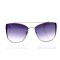 Женские сонцезащитные очки 10165 золотые с фиолетовой линзой . Photo 2