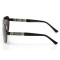 Gucci сонцезащитные очки 9535 чёрные с чёрной линзой . Photo 3