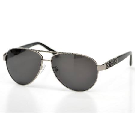 Gucci сонцезахисні окуляри 9537 металік з чорною лінзою 
